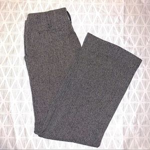 Wide leg houndstooth wool pants | Size 6